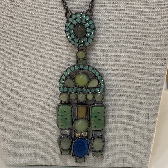 Cabi Green and Blue Pendant Necklace - Picture 9 of 9